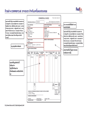 Memo correction - Sample bCommercial Invoiceb for Jewelry Shipment bb - FedEx