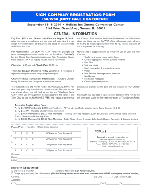 ISA WSA Spring Conference RegForm2013.qxd