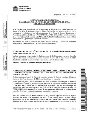 Municipal Council Meeting Minutes