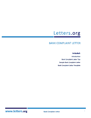 Sample complaint letter against a judge in india - bank-complaint-letter92docx - letters