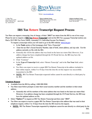 Payment schedule template excel - BIRS Tax Return Transcriptb Request Process - River Valley bb - rivervalley