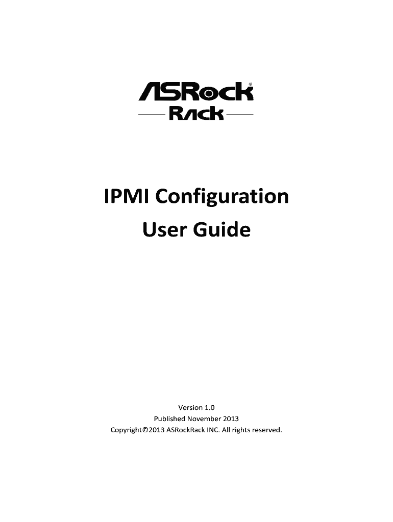 Fillable Online IPMI Configuration Fax Email Print - pdfFiller