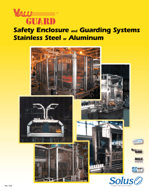 Fillable Online Safety Enclosure Guarding Systems Stainless Steel or ...