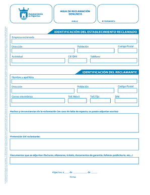 Complaint Form