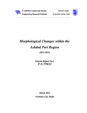 Morphological Changes within the Ashdod Port Region - israports co