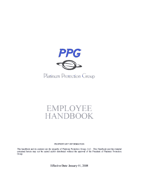 Ppg employee handbook