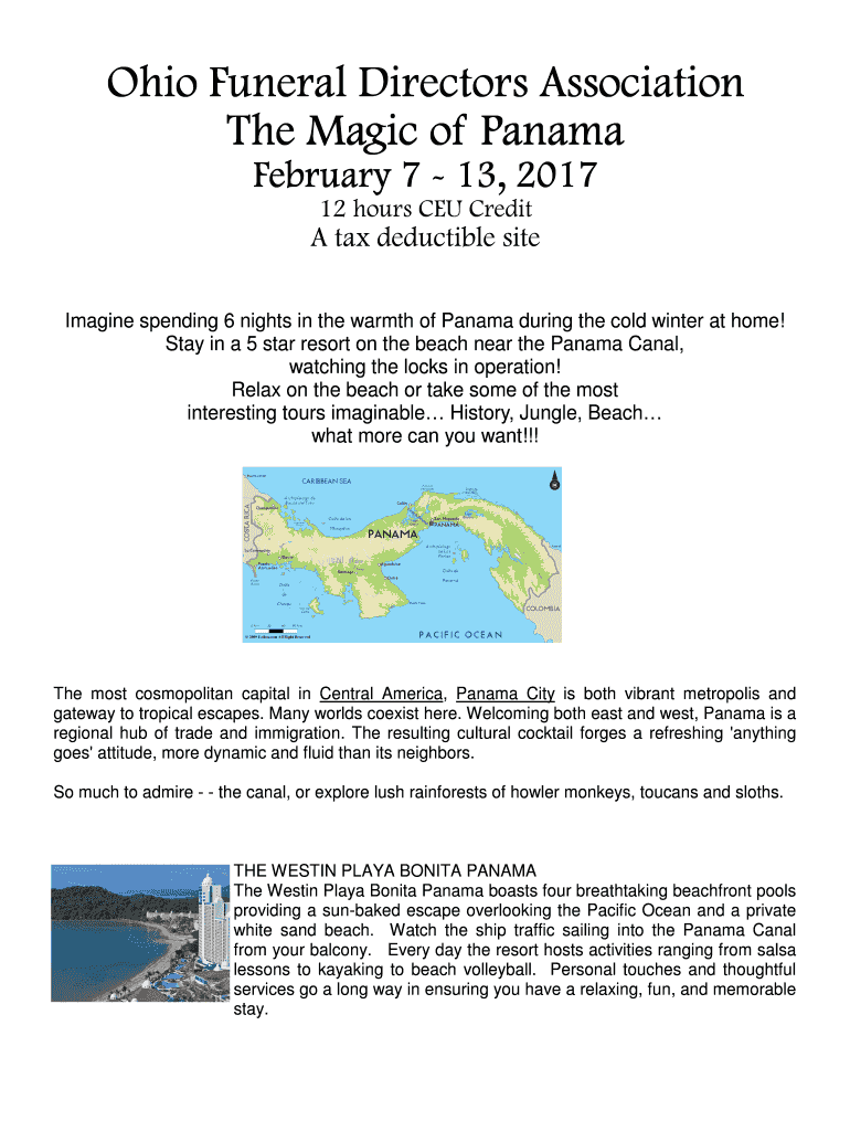 Fillable Online Ohio Funeral Directors Association Ohio