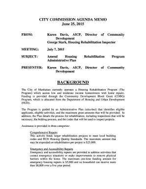 Administrative Plan - Manhattan