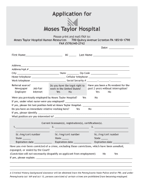 Request letter for work from home due to family medical emergencies - Application for Moses Taylor Hospital - We039re Listening - 205 238 201