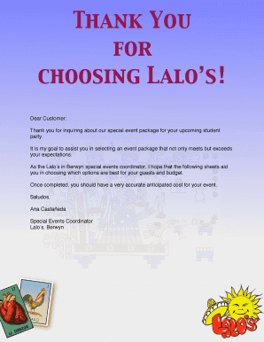 $19.95 Prix-Fixed copy - Lalo&#39;s Mexican Restaurant