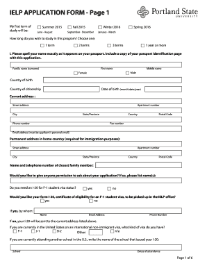 A form I-20, certificate of eligibility for an F-1 student visa and instructions for applying for your visa - pdx