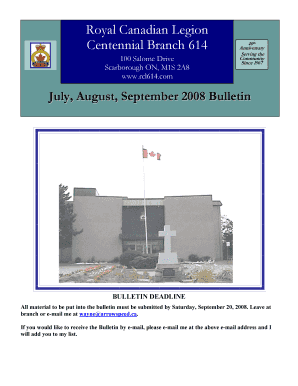 Reference letter for faculty position - com 40th Anniversary Serving the Community Since 1967 July, August, September 2008 Bulletin BULLETINDEADLINE AllmaterialtobeputintothebulletinmustbesubmittedbySaturday,September 20,2008