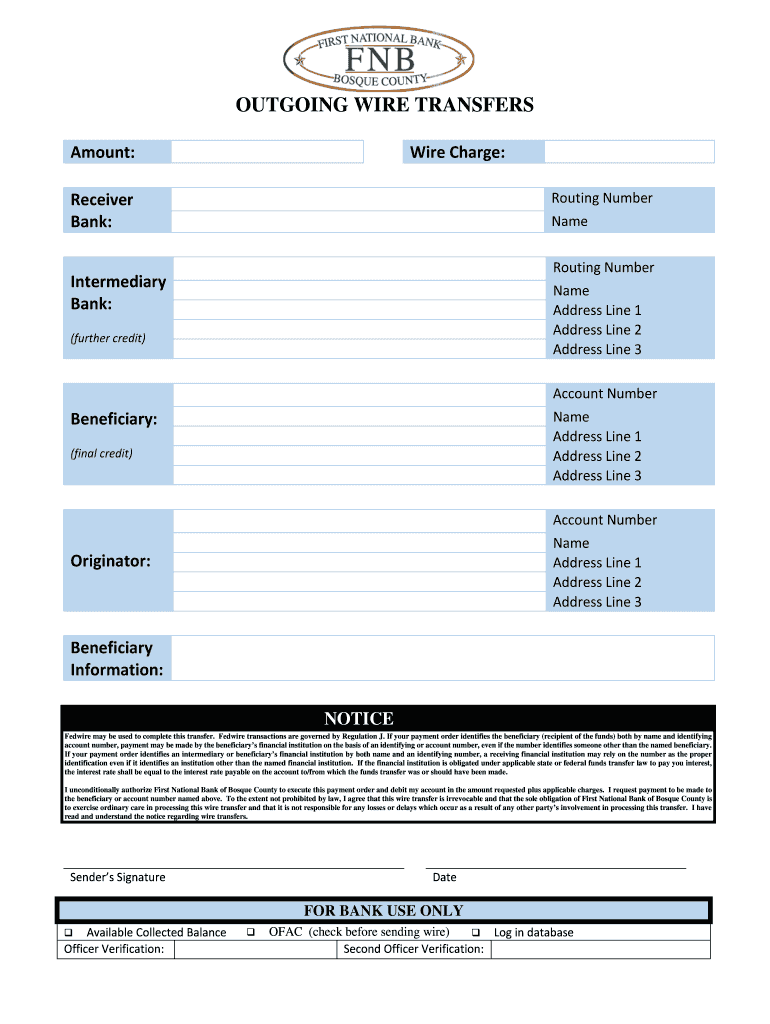 Fillable Online Wire Transfer Authorization and Agreement Citibank