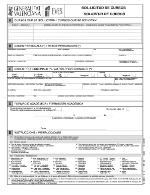 Course Application Form