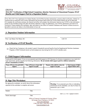 Printable ged practice worksheets pdf - A Dependent Student Information B Verification of SNAP Benefits D bb - finaid cofc