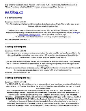 construction bid template free excel