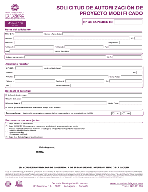 Project Modification Authorization Request
