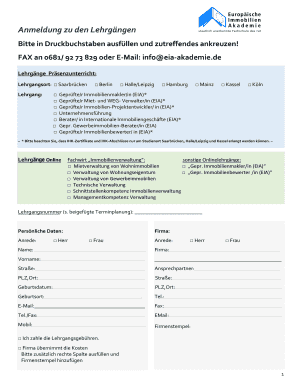 Anmeldung zu den Lehrgngen - ivdnet
