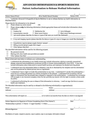 PDF Patient Forms - Initial Visit Forms, Record Release Forms ...