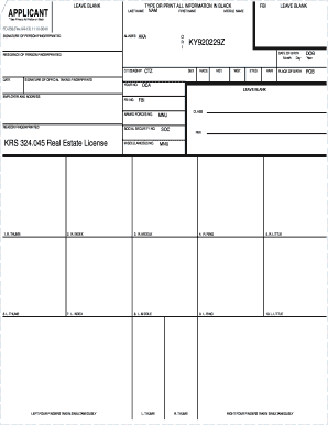 Click this link for the FBI bfingerprintb Card to use for KREC and KY bb