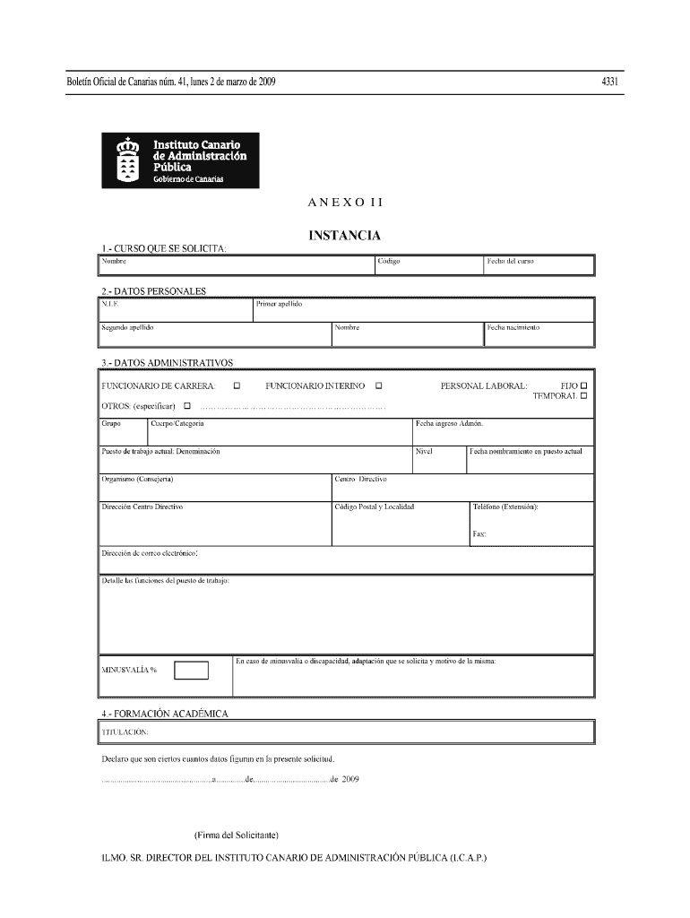 Boletn Oficial de Canarias nm 41 lunes 2 de marzo de Vista previa en la página 1