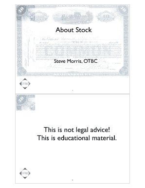 Fillable Online About Stock Fax Email Print - pdfFiller