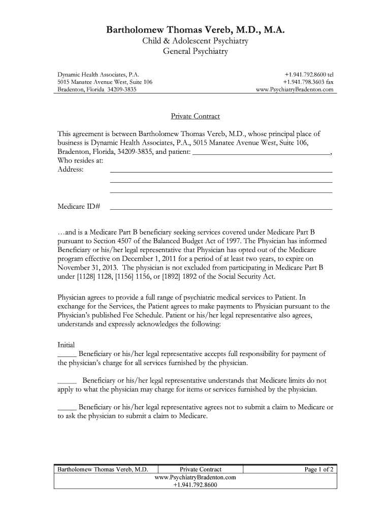 Fillable Online Opt Out Medicare Pt Form Fax Email Print - pdfFiller