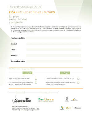 Ejea Technical Conference 2014