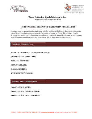 Mass health connector fax number - OUTSTANDING FRIEND OF EXTENSION SPECIALISTS