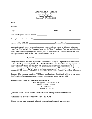 LONE PINE FILM FESTIVAL space application - lonepinefilmfestival