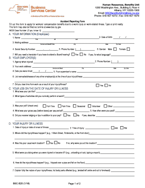 New York Accident Reporting Form