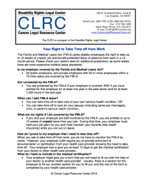 Unum com esign bankdraft - Your Right to Take Time Off Work - Disability Rights Legal Center