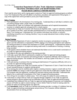 Form bTAAb 157 Rights and Responsibilities - Connecticut bb - ctdol state ct