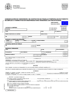 EU Employment Contract Conversion Form
