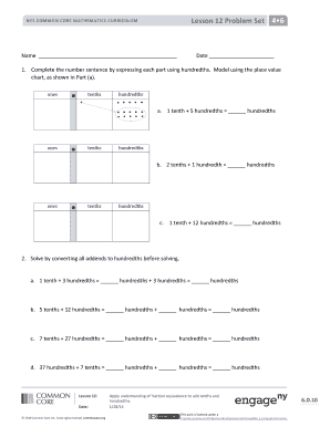 Blank place value chart - nys common core mathematics curriculum