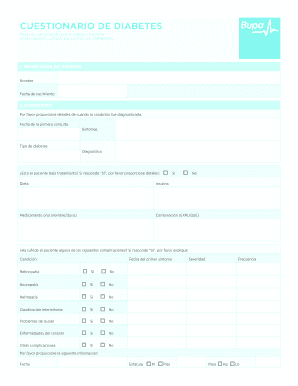 CUESTIONARIO DE DIABETES - bupacommx