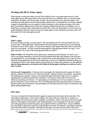 Real Estate Agent Agreement