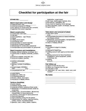 Checklist for participation in the fairukdoc - danskenergi