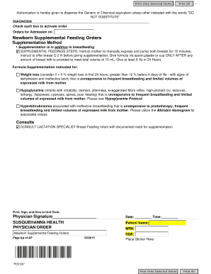 Newborn Supplemental Feeding Orders - tempportal susquehannahealth