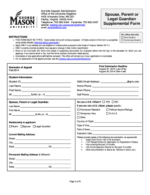 Visitors book format - A fillable version of this form is accessible - registrar gmu