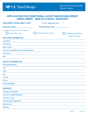 LEAD: Leadership Education and Development Program Application Checklist for Prospective Scholars Required Documentation MAS Leadership of Healthcare Organizations