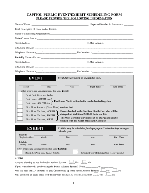 Capitol Event Scheduling Form - Michigan Capitol - State of Michigan - capitol michigan