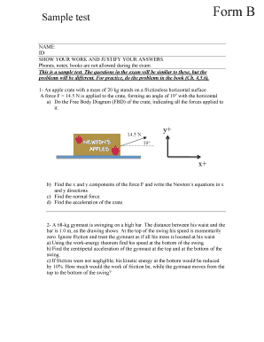 Sample test Form B - bsilvinagaticabbcomb