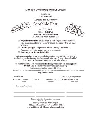 Letter thanking for birthday gift - Literacy VolunteersAndroscoggin presents the 18th Annual Letters for Literacy Scrabble Fest April 17, 2016 12:30 4:00 PM The Hilton Garden Inn Ballroom 14 Great Falls Plaza, Auburn, ME Register your team or as a single player - - - - - - -