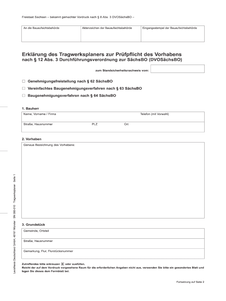 Ausfüllbar Online wkdis Erkl rung des Tragwerksplaners zur Pr fpflicht ...