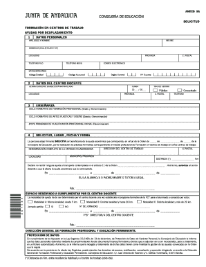 Spain Education Work Placement Travel Aid Application