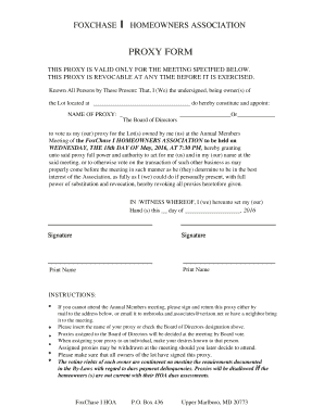 Proxy Form Template Homeowners Association Fill Out Online Forms Templates Download In Word Proxy Form Template Homeowners Association