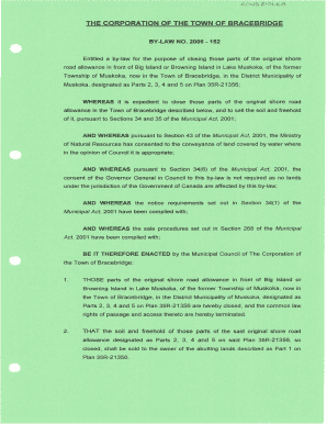 THE CORPORATION OF THE TOWN OF BRACEBRIDGE - bracebridge civicweb