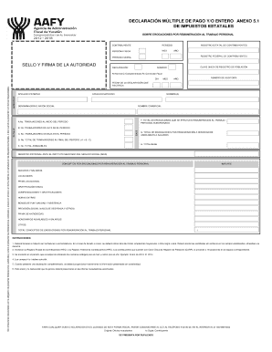 Declaraci n m ltiple de pago y o entero de impuestos estatales