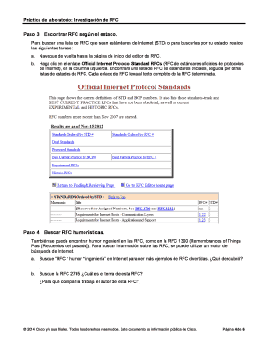 Prctica de laboratorio Investigacin de RFC